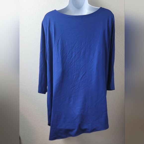 EILEEN FISHER Asymmetrical Hem Top - Picture 4 of 7